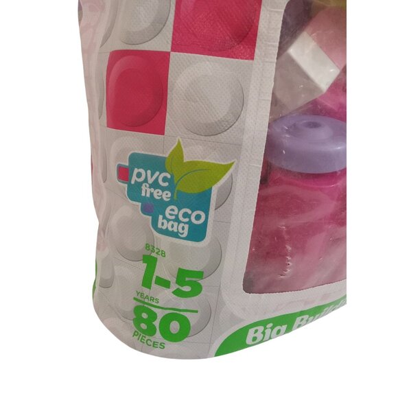 First Builders Mega Bloks 64 Pieces Big Building Bag Multicolor Ages 1-5 2012 - Picture 4 of 6